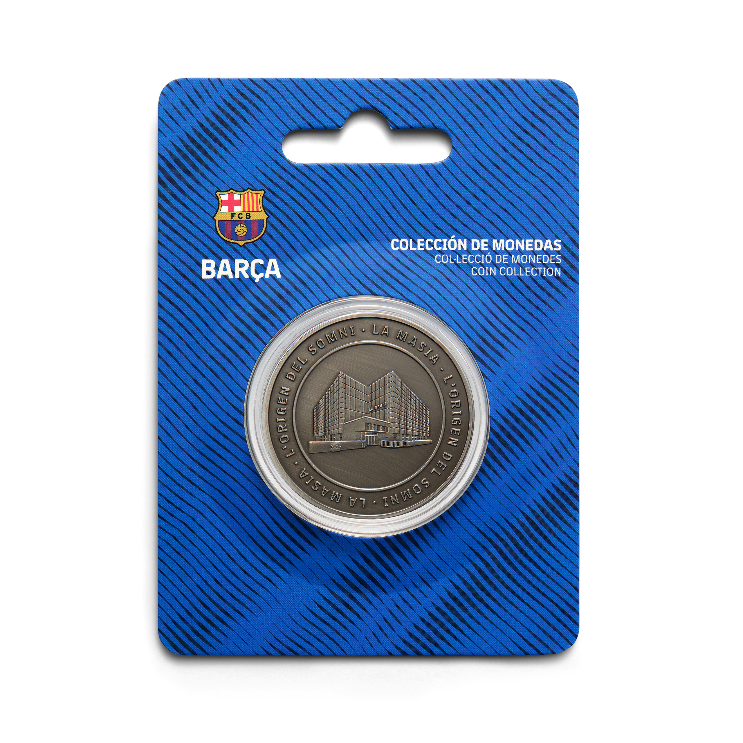記念グッズ #1 FC Barcelona-Real Madrid Official FC Barcelona Collectible Coin La Masia Antique Nickel