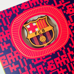 Cuaderno Oficial 3D FC Barcelona A5 Escudo