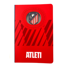 Cuaderno Oficial 3D Atlético de Madrid  A6 Rojo