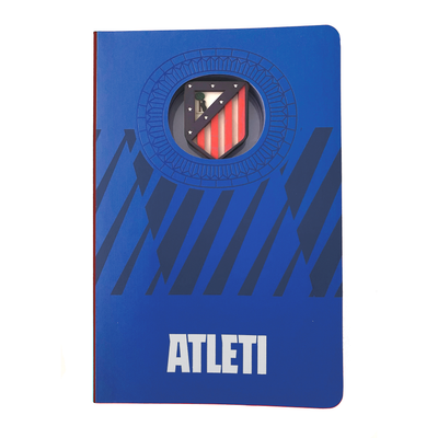 Cuaderno Oficial 3D Atlético de Madrid  A6 Azul