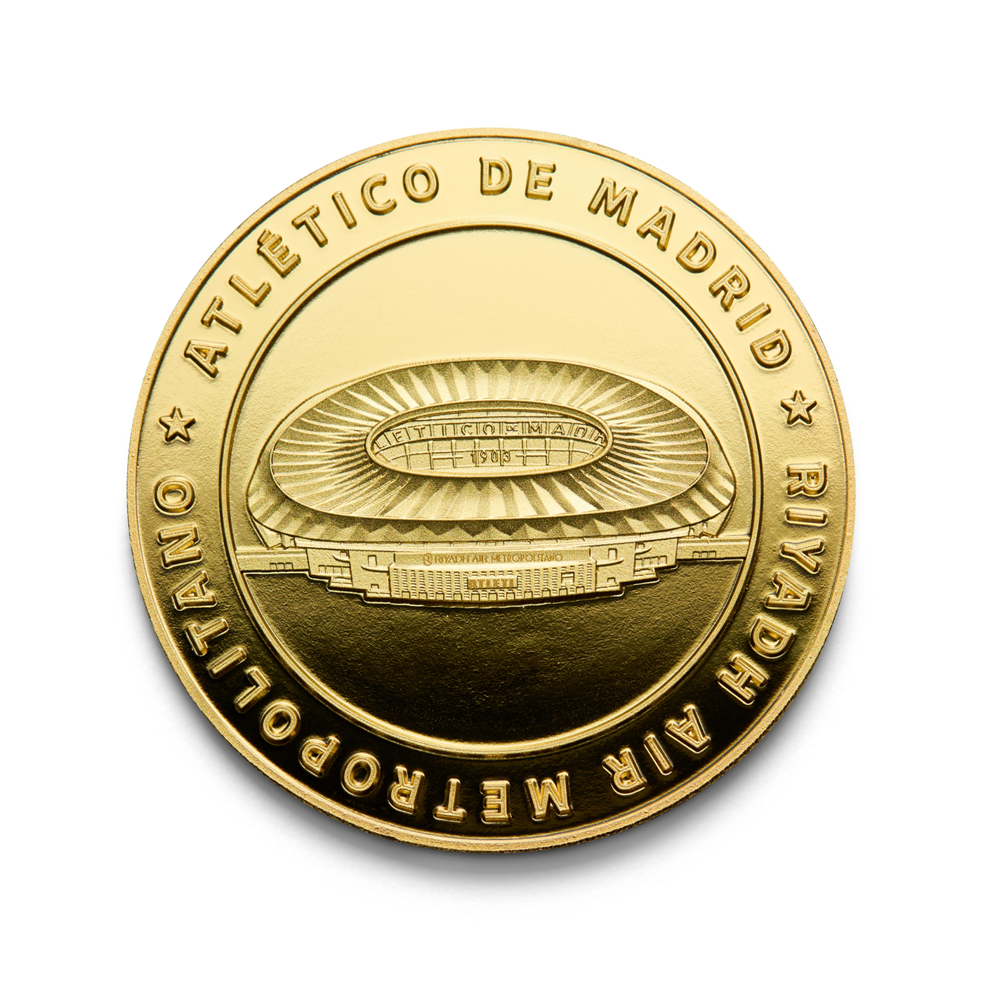 Monedas Oficiales Atlético de Madrid Coleccionables Pack 5 uds.