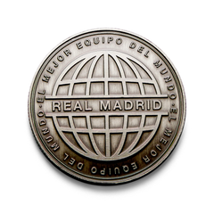 Moneda Oficial Real Madrid Coleccionable El Mejor Equipo del Mundo Níquel Ant.