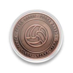 Moneda Oficial FC Barcelona Coleccionable Força Barça Bronce