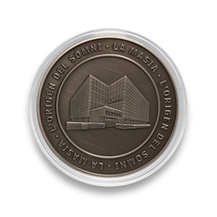 Moneda Oficial FC Barcelona Coleccionable La Masia Oro