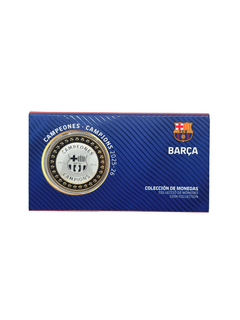 Moeda FC Barcelona Campeões 2025-26 - Edição Limitada