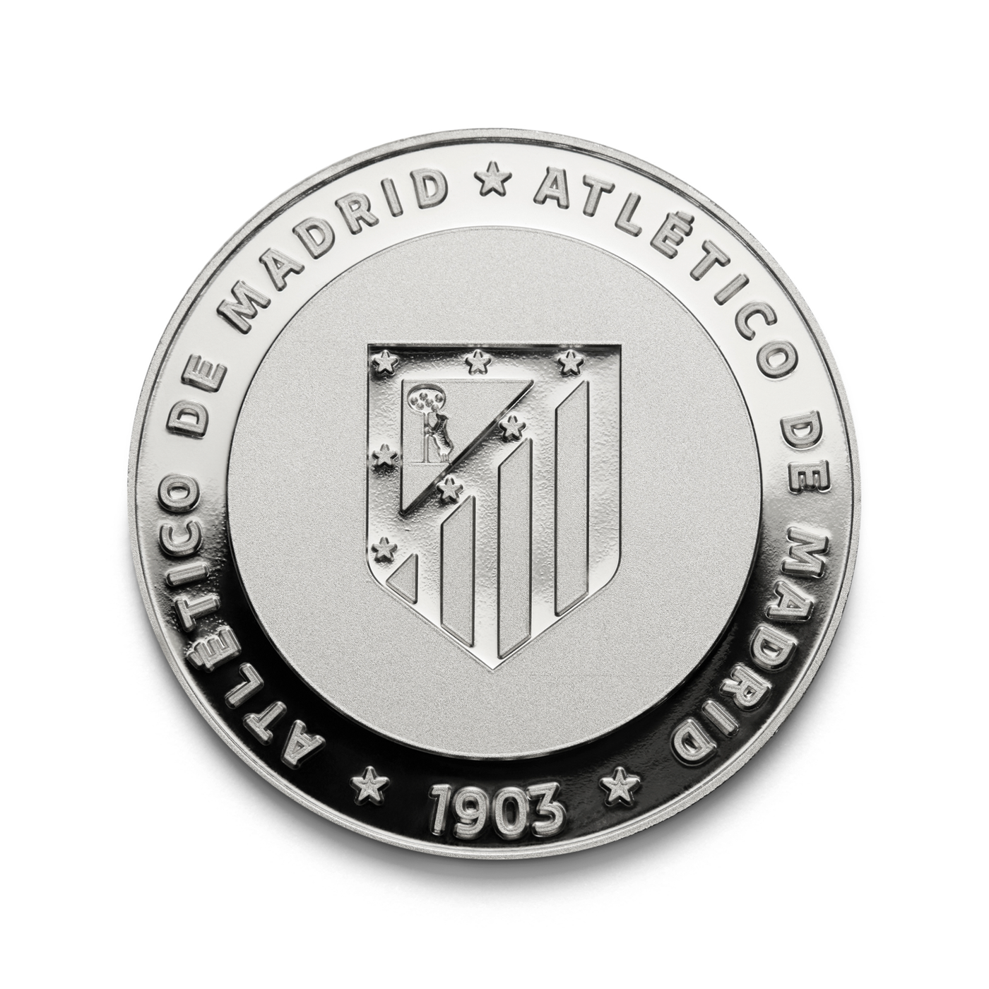 Moneda Oficial Atlético de Madrid Atleti Plata
