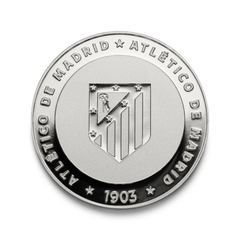 Moneda Oficial Atlético de Madrid Atleti Plata