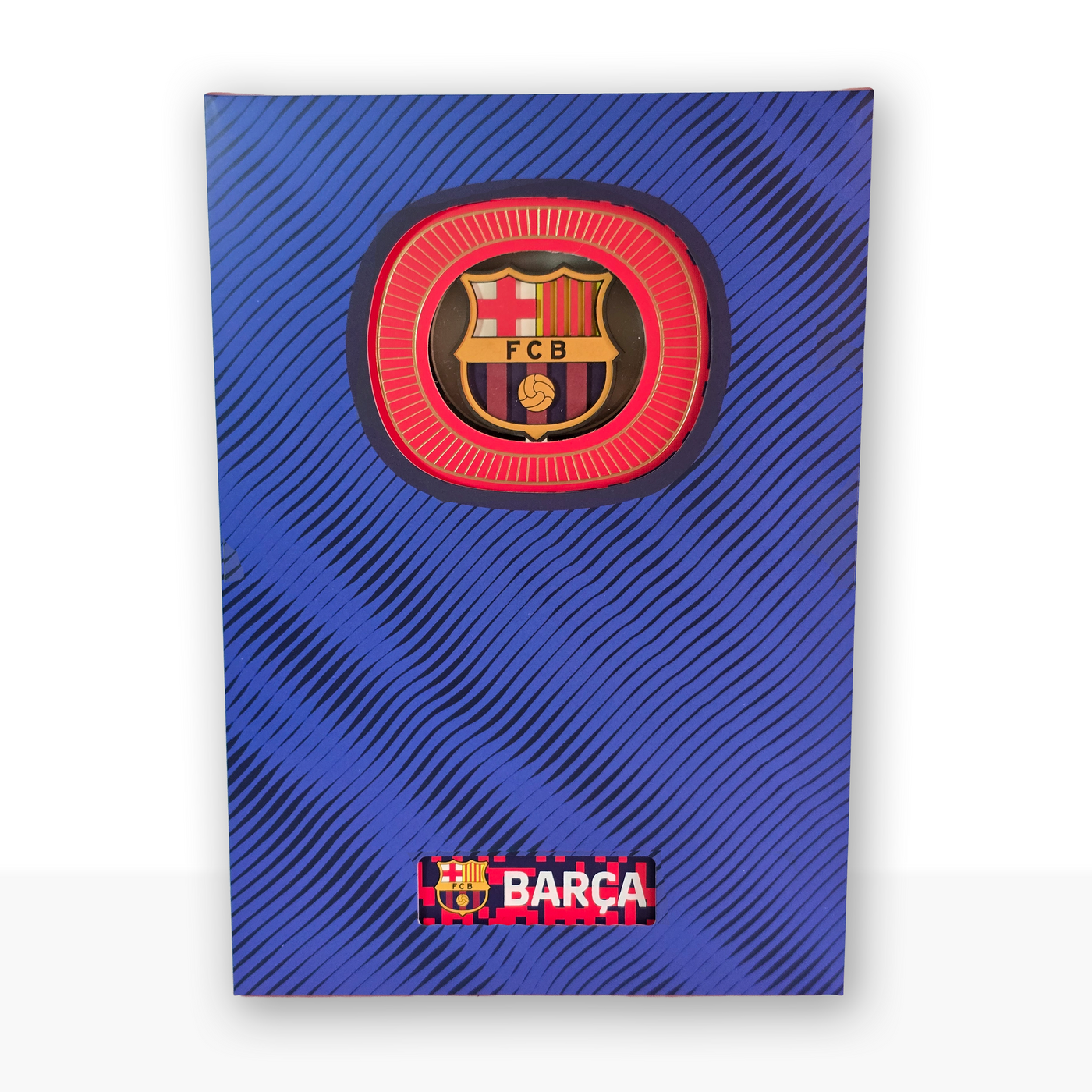 Cuaderno Oficial 3D FC Barcelona A6 Escudo