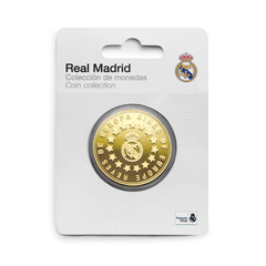 Moneda Oficial Real Madrid Coleccionable Europa Kings Oro