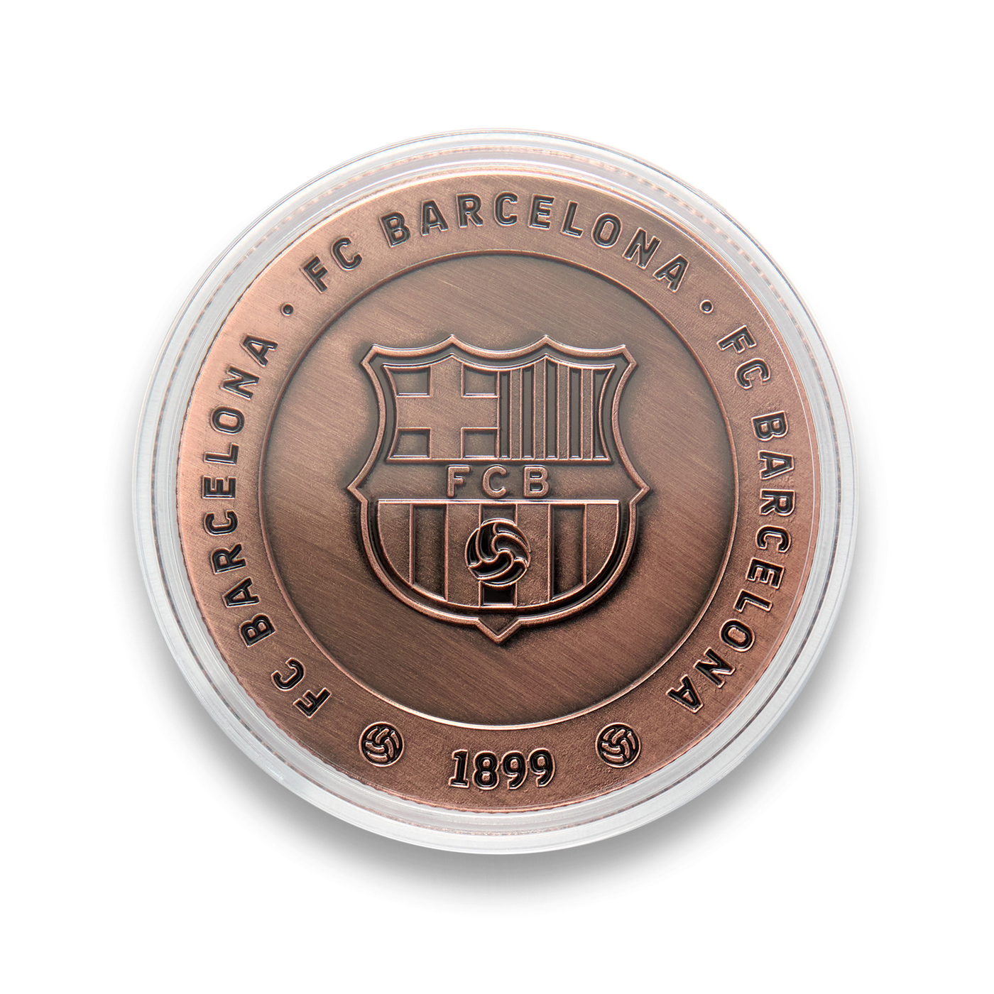 Moneda Oficial FC Barcelona Coleccionable Força Barça Bronce