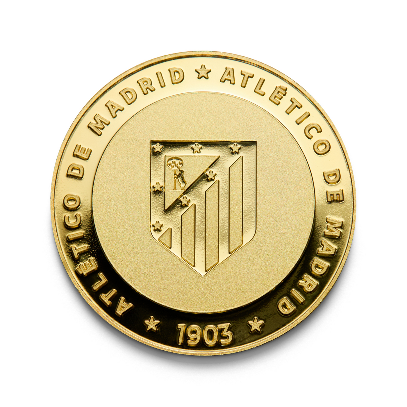 Moneda Oficial Atlético de Madrid Coleccionable Indy Oro