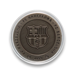 Moneda Oficial FC Barcelona Coleccionable La Masia Oro