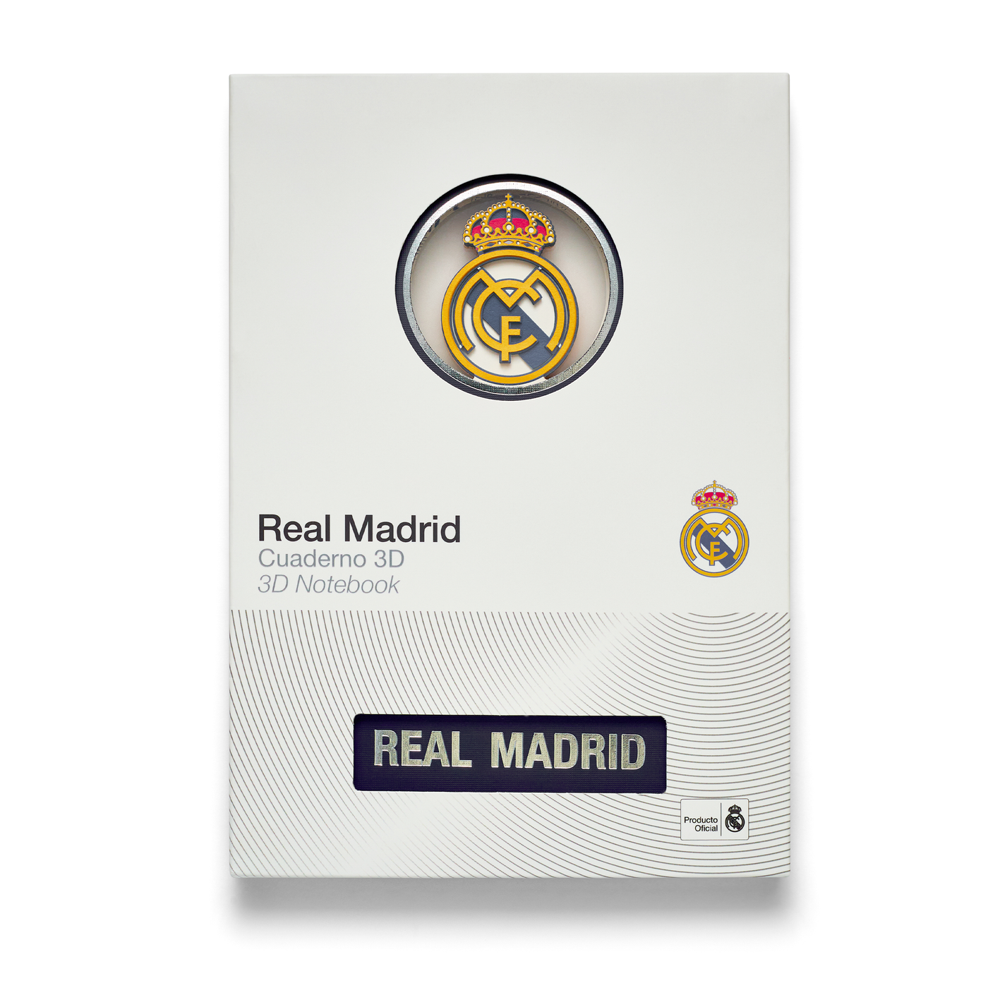 Cuaderno Oficial 3D Real Madrid A5 Azul