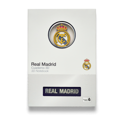 Cuaderno Oficial 3D Real Madrid A5 Azul