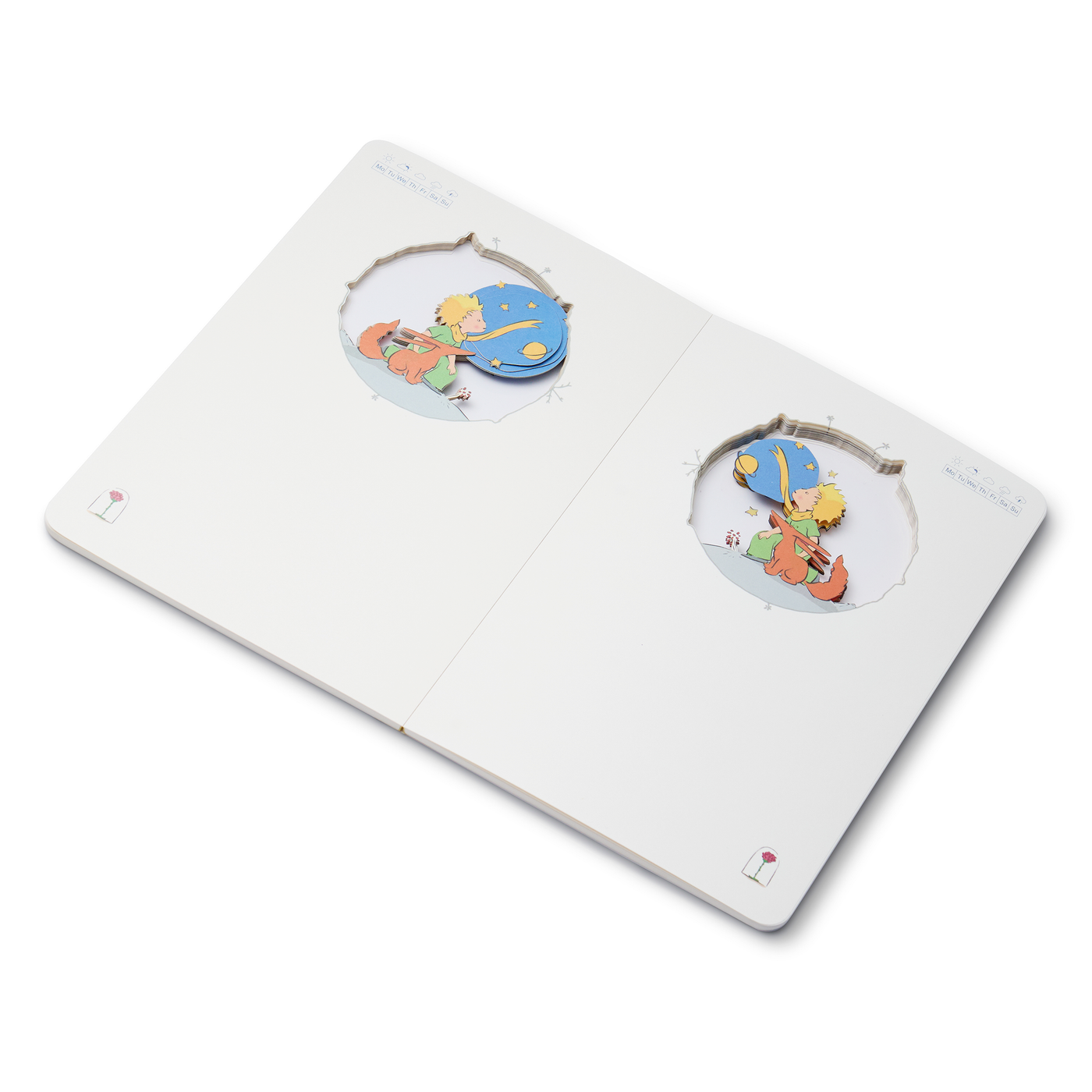 Cuaderno El Principito 3D Blanco A5