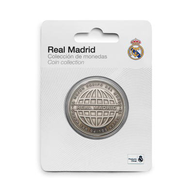 Moneda Oficial Real Madrid Coleccionable El Mejor Equipo del Mundo Níquel Ant.