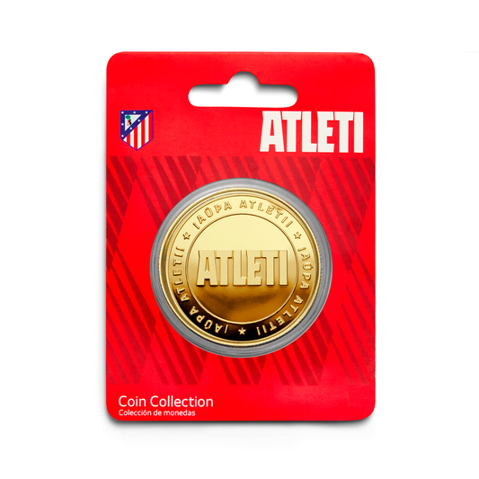 Moneda Oficial Atlético de Madrid Coleccionable Atleti Oro