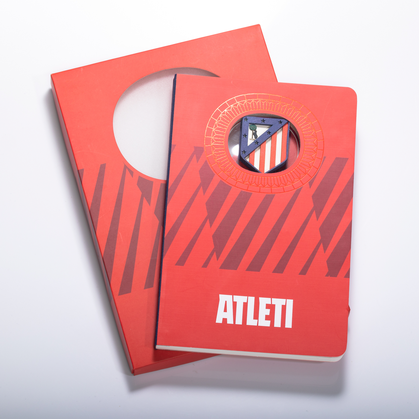Cuaderno Oficial 3D Atlético de Madrid  A5 Rojo