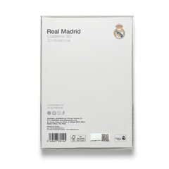 Cuaderno Oficial 3D Real Madrid A6 Azul