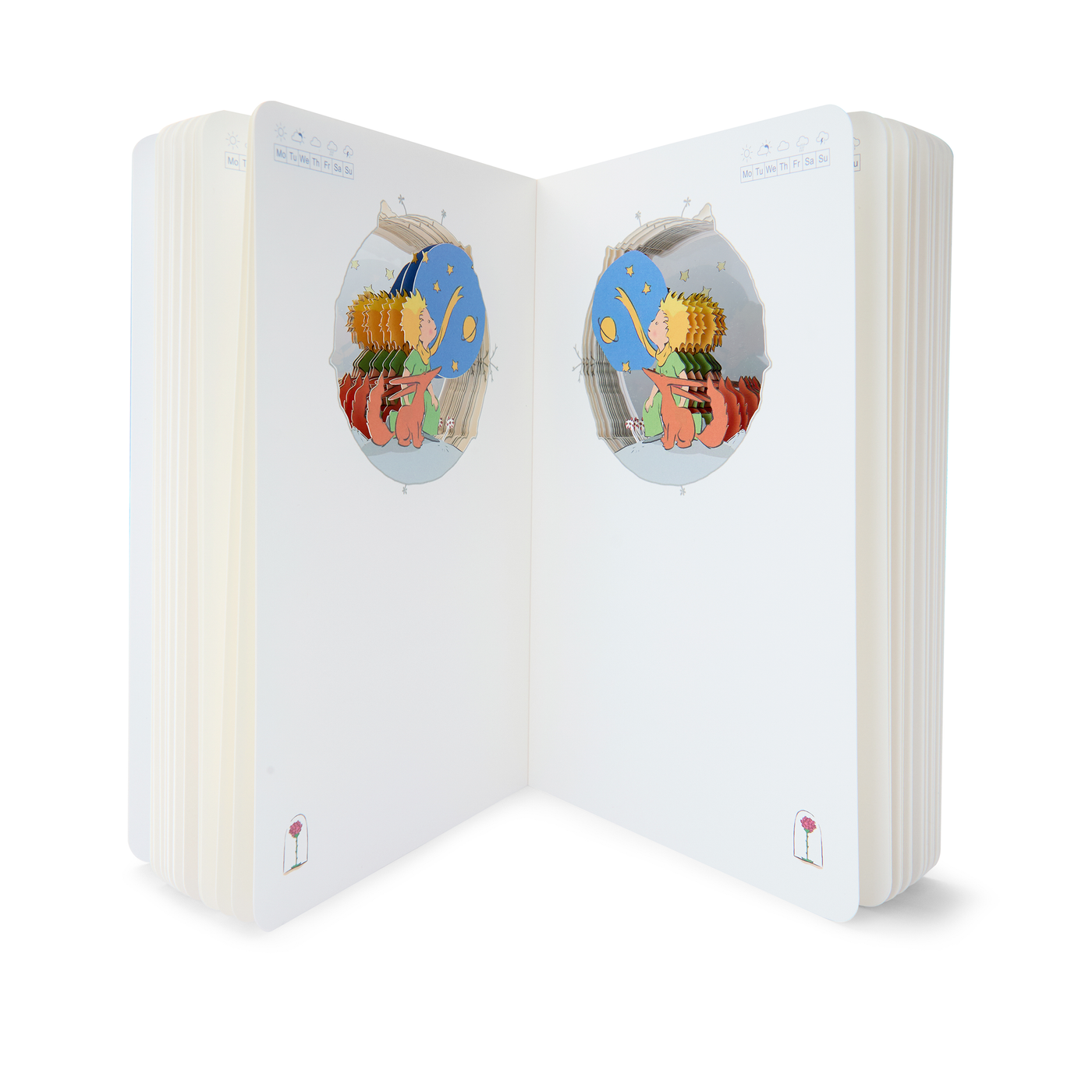 Cuaderno El Principito 3D Blanco A5