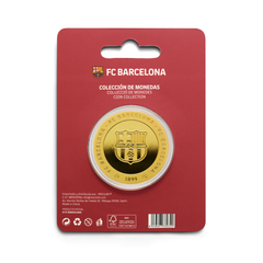 Moneda Oficial FC Barcelona Coleccionable Estadio Oro