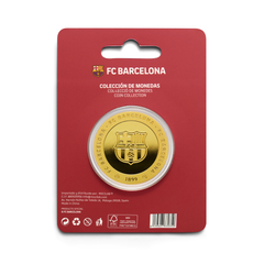 Moneda Oficial FC Barcelona Coleccionable Barça Oro