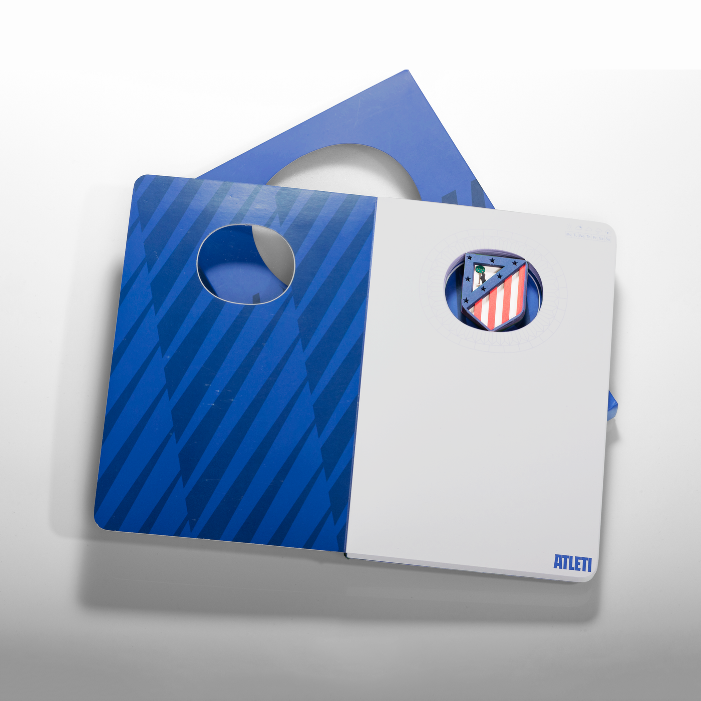 Cuaderno Oficial 3D Atlético de Madrid  A5 Azul