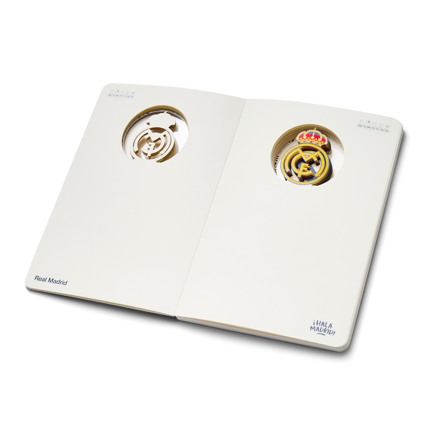 Cuaderno Oficial 3D Real Madrid A5 Azul