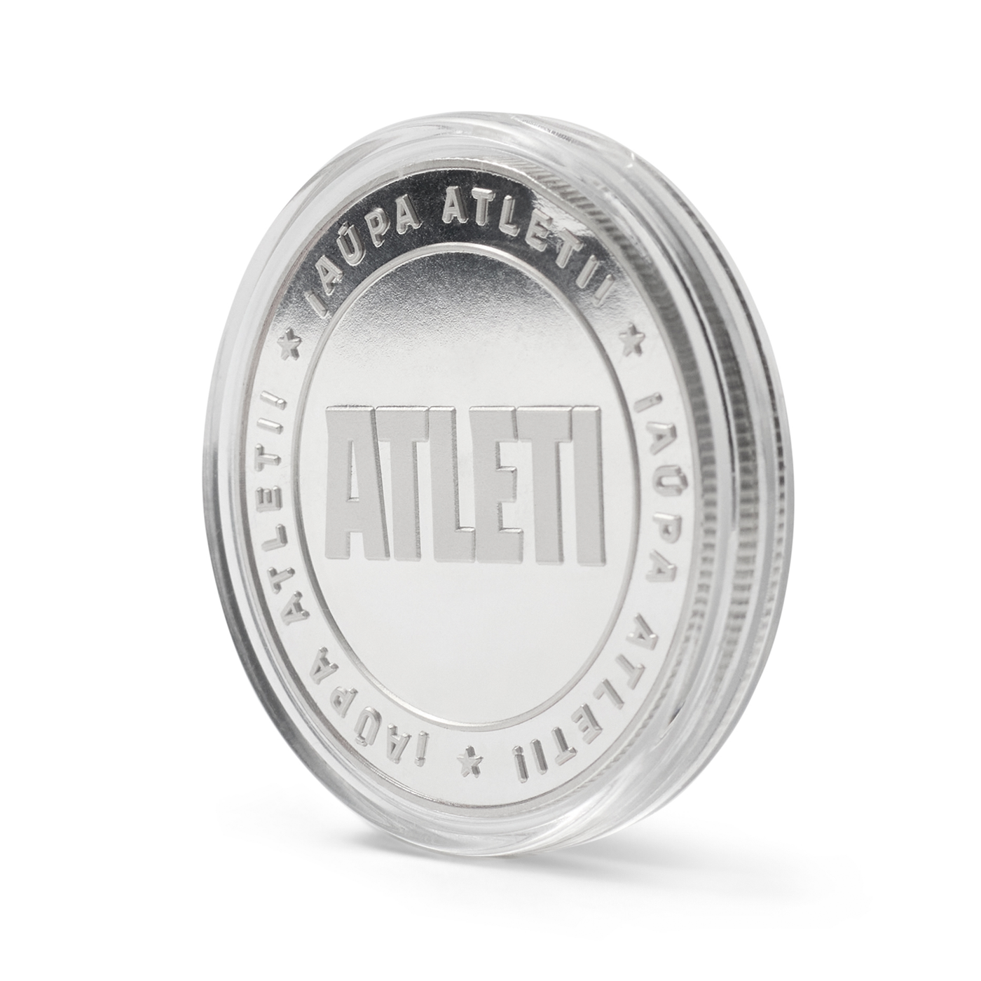 Moneda Oficial Atlético de Madrid Atleti Plata