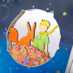 Cuaderno El Principito 3D Azul A5