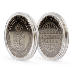 Moneda Oficial Real Madrid Coleccionable El Mejor Equipo del Mundo Níquel Ant.