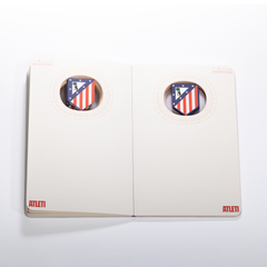 Cuaderno Oficial 3D Atlético de Madrid  A5 Rojo