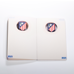 Cuaderno Oficial 3D Atlético de Madrid  A5 Azul