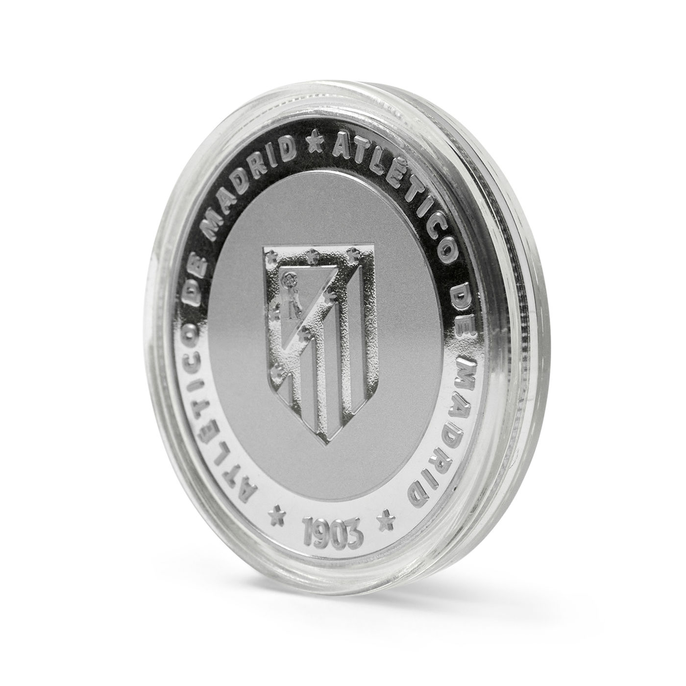 Moneda Oficial Atlético de Madrid Atleti Plata