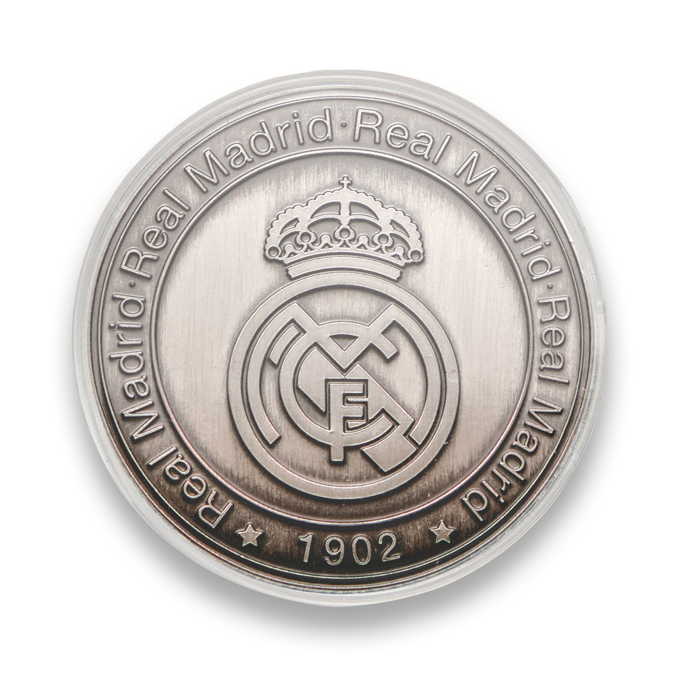 Moneda Oficial Real Madrid Coleccionable El Mejor Equipo del Mundo Níquel Ant.