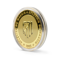 Moneda Oficial Atlético de Madrid Coleccionable Atleti Oro