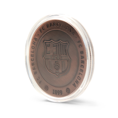 Moneda Oficial FC Barcelona Coleccionable Força Barça Bronce