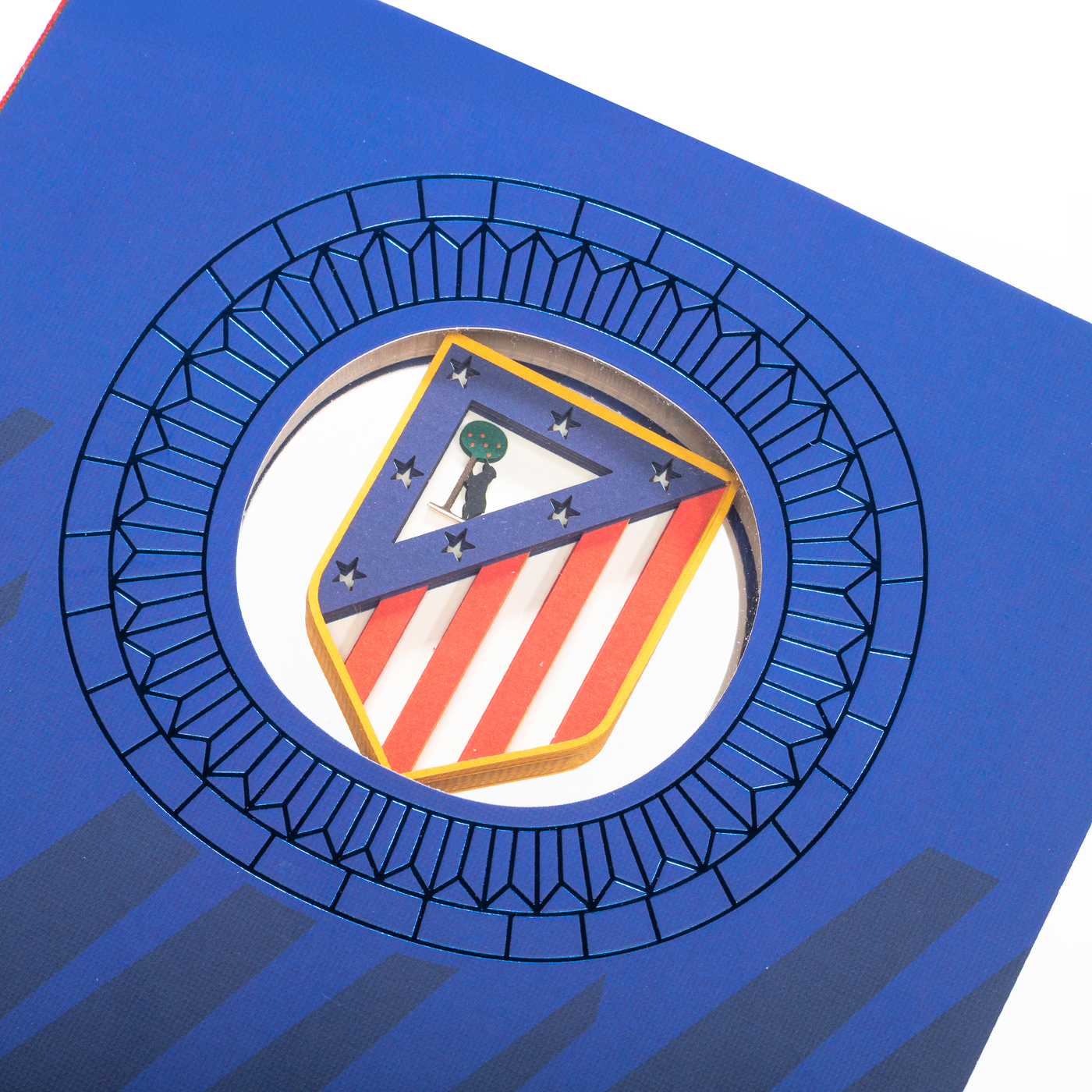 Cuaderno Oficial 3D Atlético de Madrid  A5 Azul