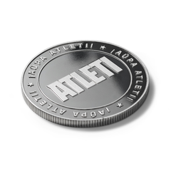 Moneda Oficial Atlético de Madrid Atleti Plata