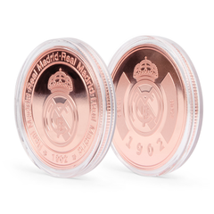 Moneda Oficial Real Madrid Coleccionable 1902 Bronce