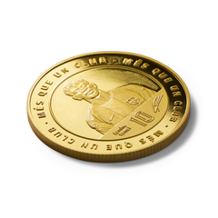 Moneda Oficial FC Barcelona Coleccionable Lamine Yamal Oro