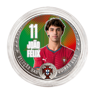Moeda FPF João Félix Prateada