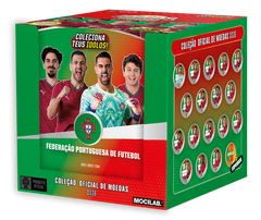Coleção oficial Icoins - Caixa de 11 moedas - Seleção Portuguesa