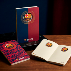 Official 3D FC Barcelona Notebook A6 Shield
