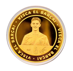Gavi - Official FC Barcelona Collectible Gavi Gold Coin