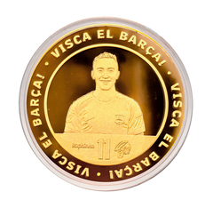 Raphinha - Moneda Oficial FC Barcelona Coleccionable Raphinha Oro