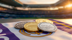 Real Madrid Coins Pack of 5 units.