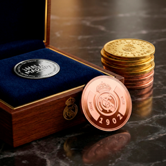 Real Madrid Coins Pack of 5 units.