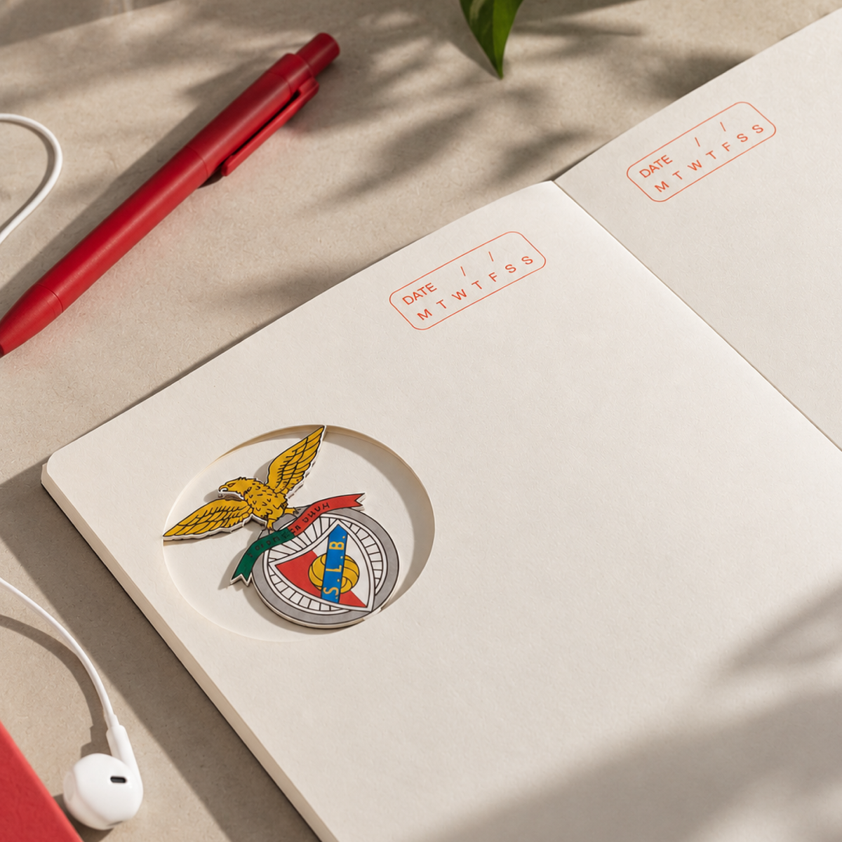 Caderno 3D Oficial A5 Sport Lisboa e Benfica