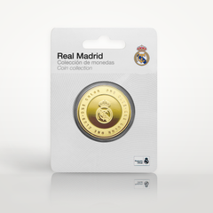 Moneda Oficial Real Madrid Coleccionable One Club One Color Oro